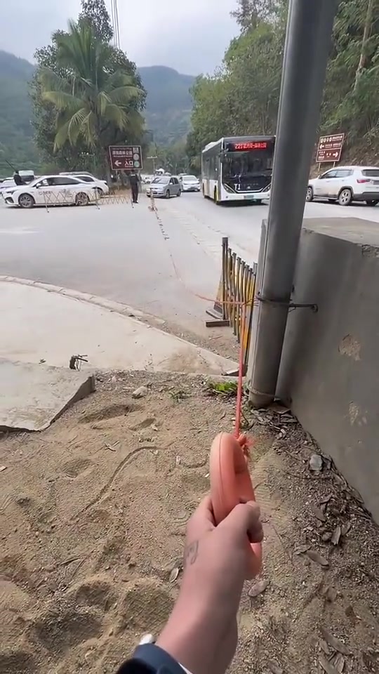 它过一半的时候你就拉啊！拌它啊