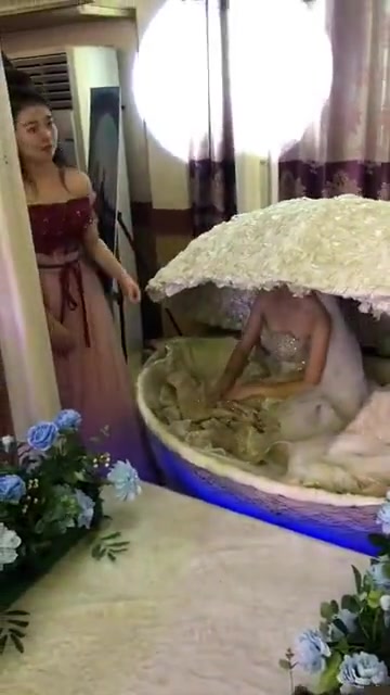 新娘以这种方式出场，太美了
