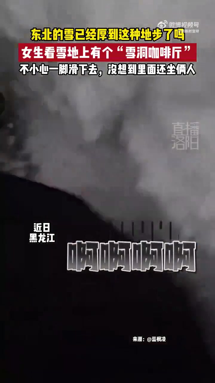东北的雪已厚到如此程度