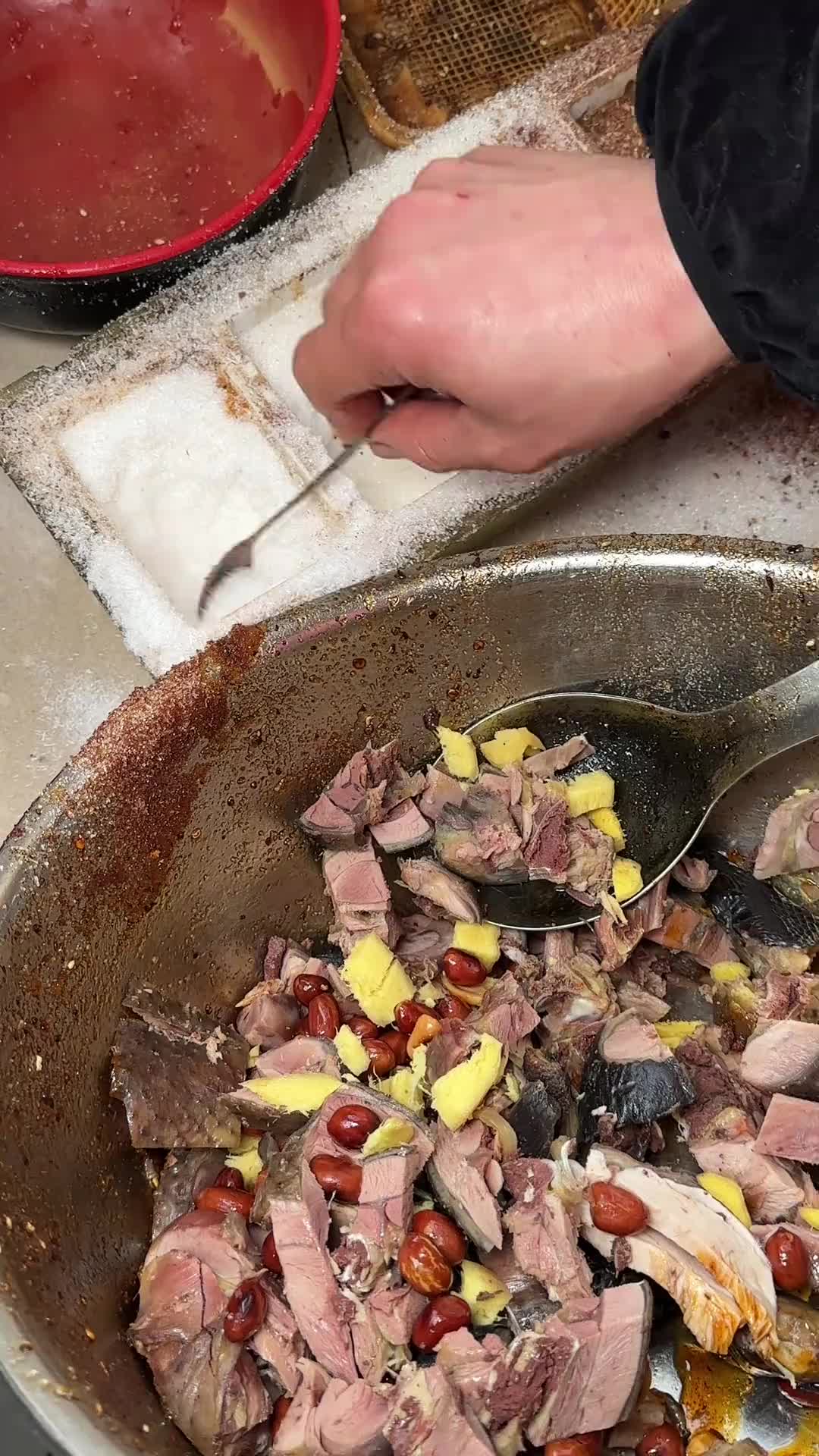他放料的那一刻我小脑萎缩了！