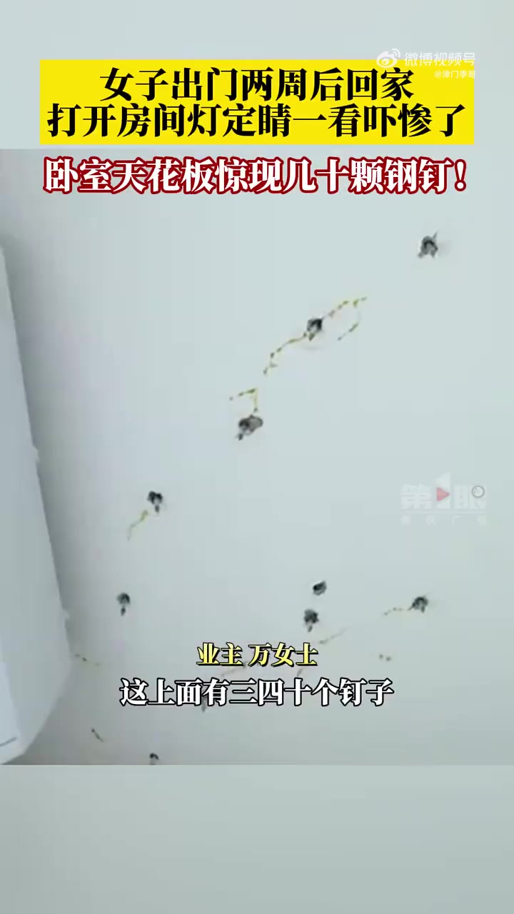 女子出门两周后回家，打开房间灯定睛一看吓惨了！