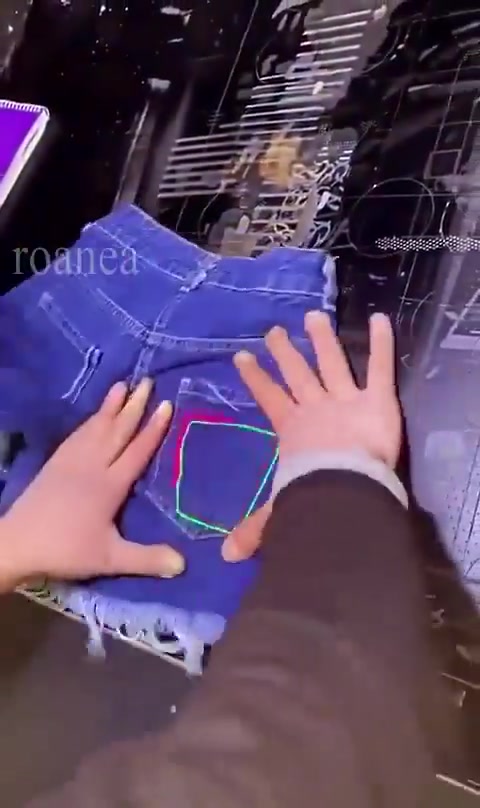 制作裤子，这要是失手的话...