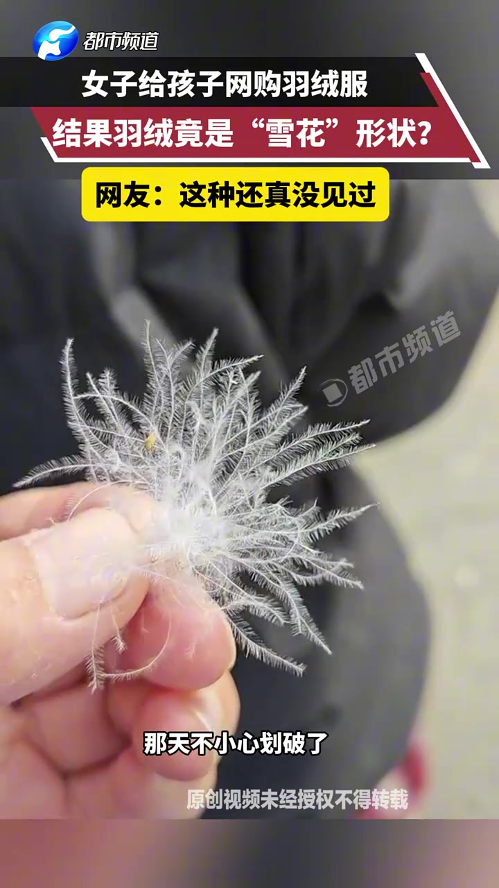 啊这种羽绒正常吗