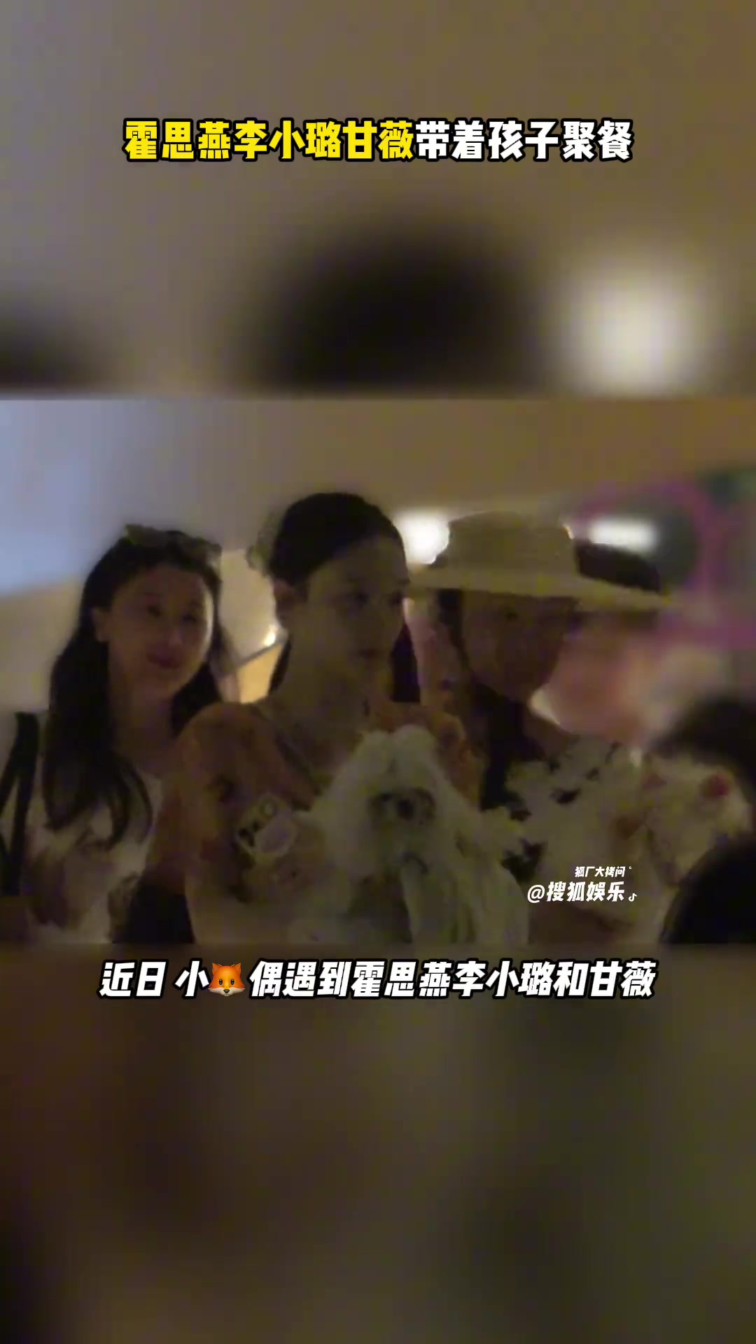 霍思燕李小璐甘薇带着孩子聚餐泰迪姐妹团的关系还是一如既往好