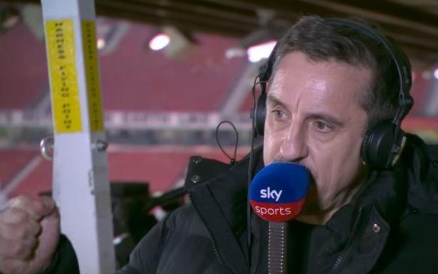 内维尔:除了B费以外,其他的曼联球员似乎并不在乎比赛输赢