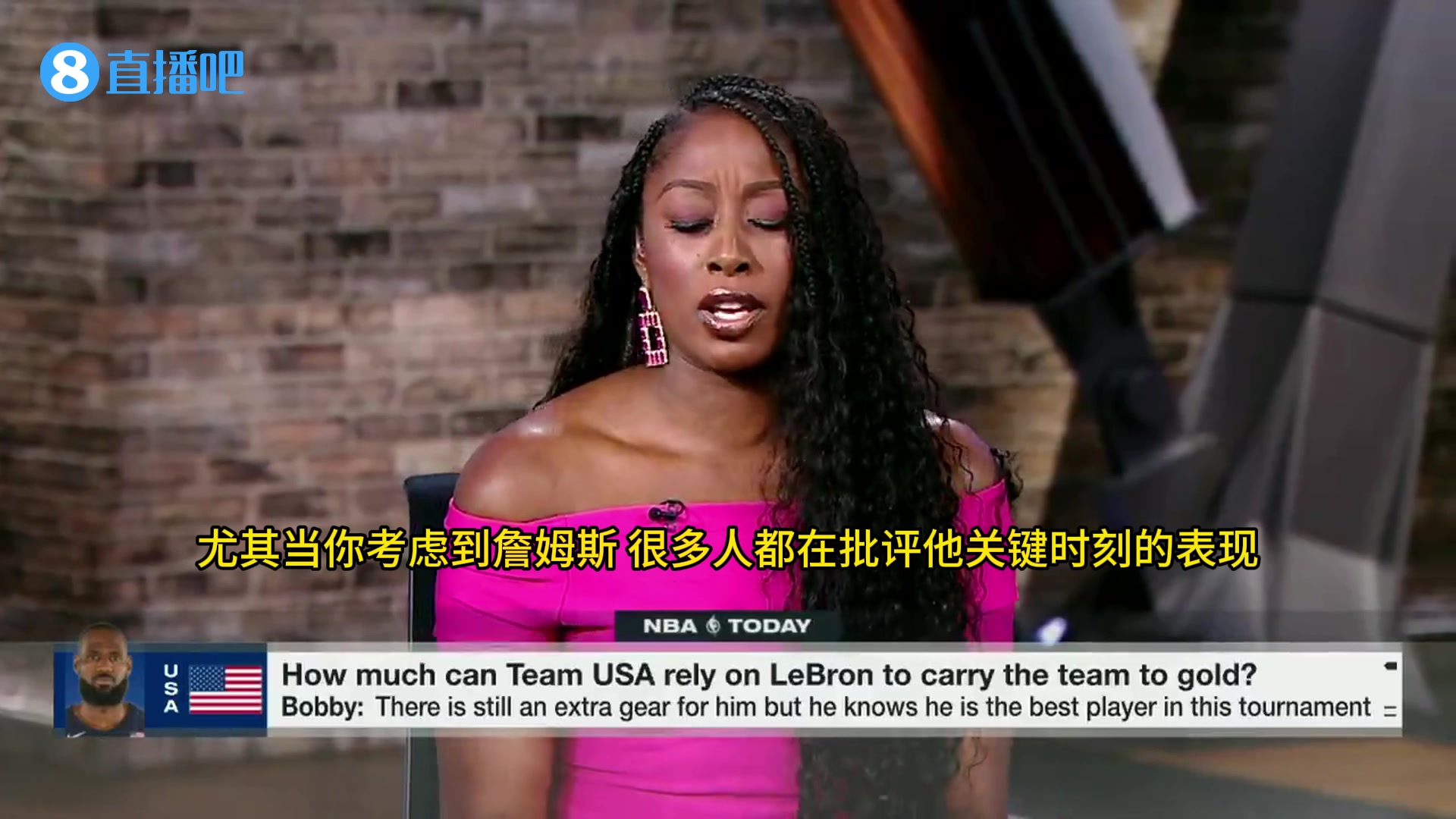 ESPN女记者：詹姆斯本可以去做最有统治力的球员，但为了美国队的胜利，他选择不这么做