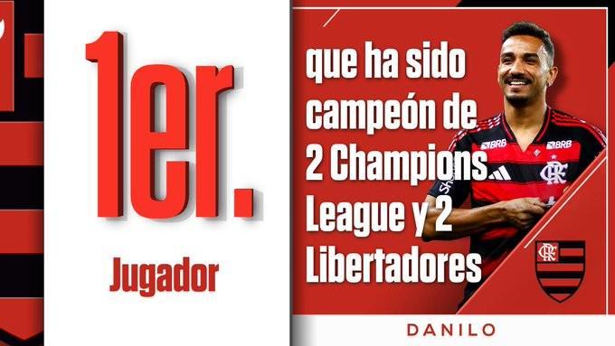 打入制胜球，达尼洛成历史首位两夺欧冠+两夺解放者杯的球员