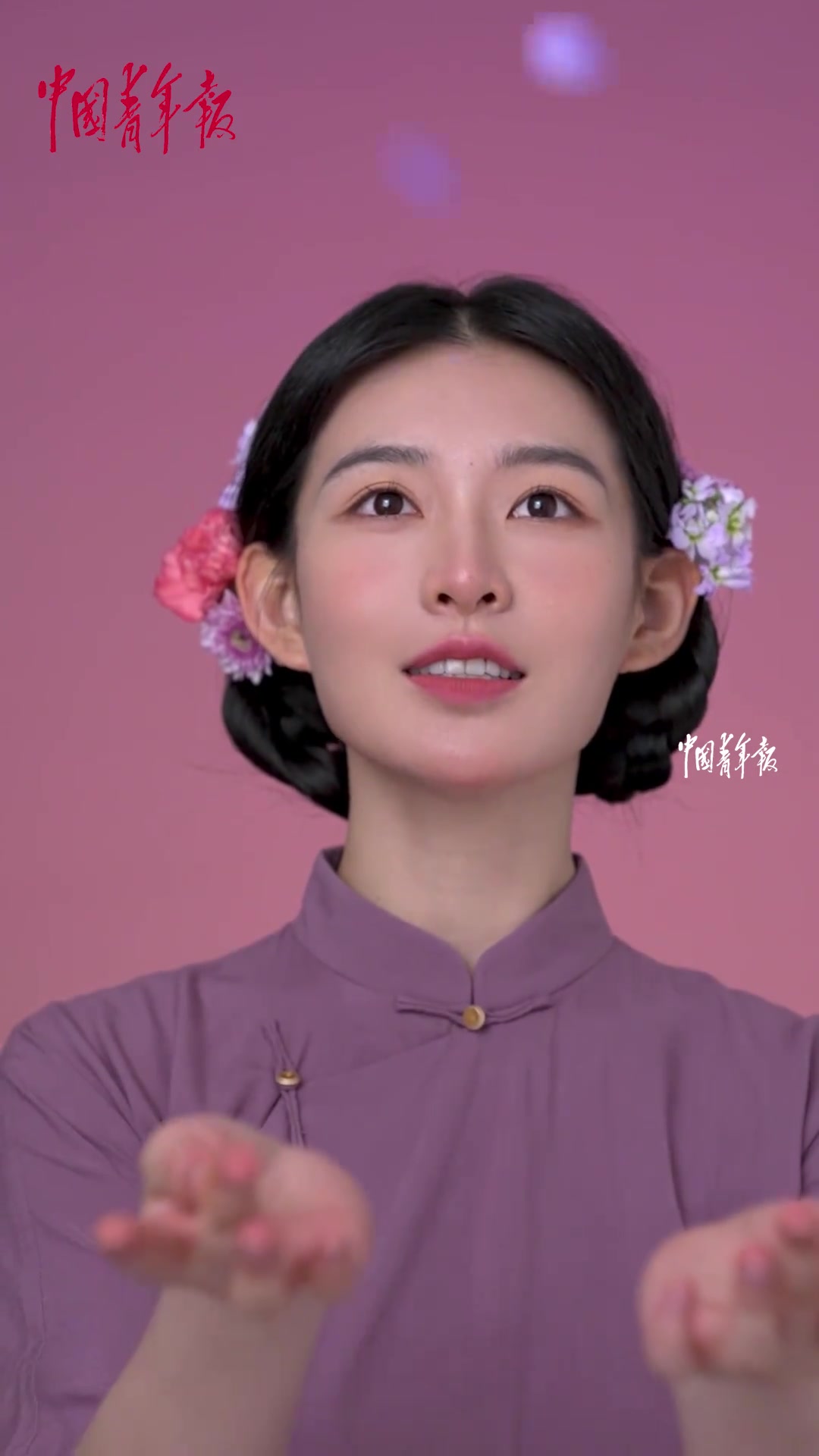 95后女孩拍摄中国风变妆视频惊艳网友