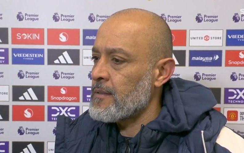 努诺:我们本可以击败曼联,下半场我们给他们制造了很多困难