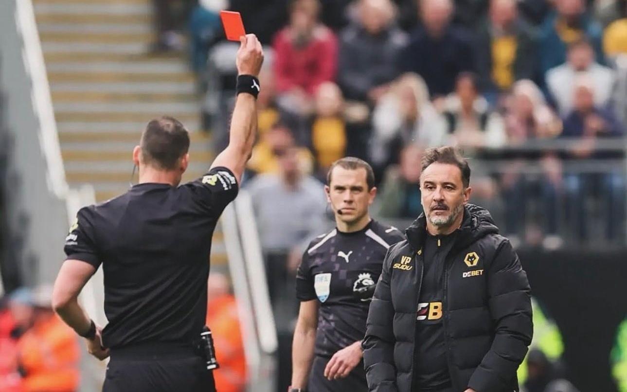 官方:因比赛中行为不当,狼队主帅佩雷拉被罚款1万5千英镑