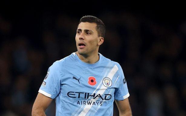 曼晚更新曼城伤病：罗德里踢桑德兰时