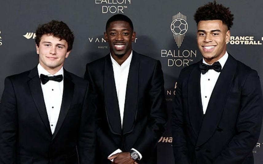 大巴黎球员金球排名:登贝莱第1、维蒂尼亚第3、阿什拉夫第6