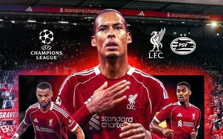 利物浦发布战埃因霍温海报:荷兰三将出镜,加克波将战旧主