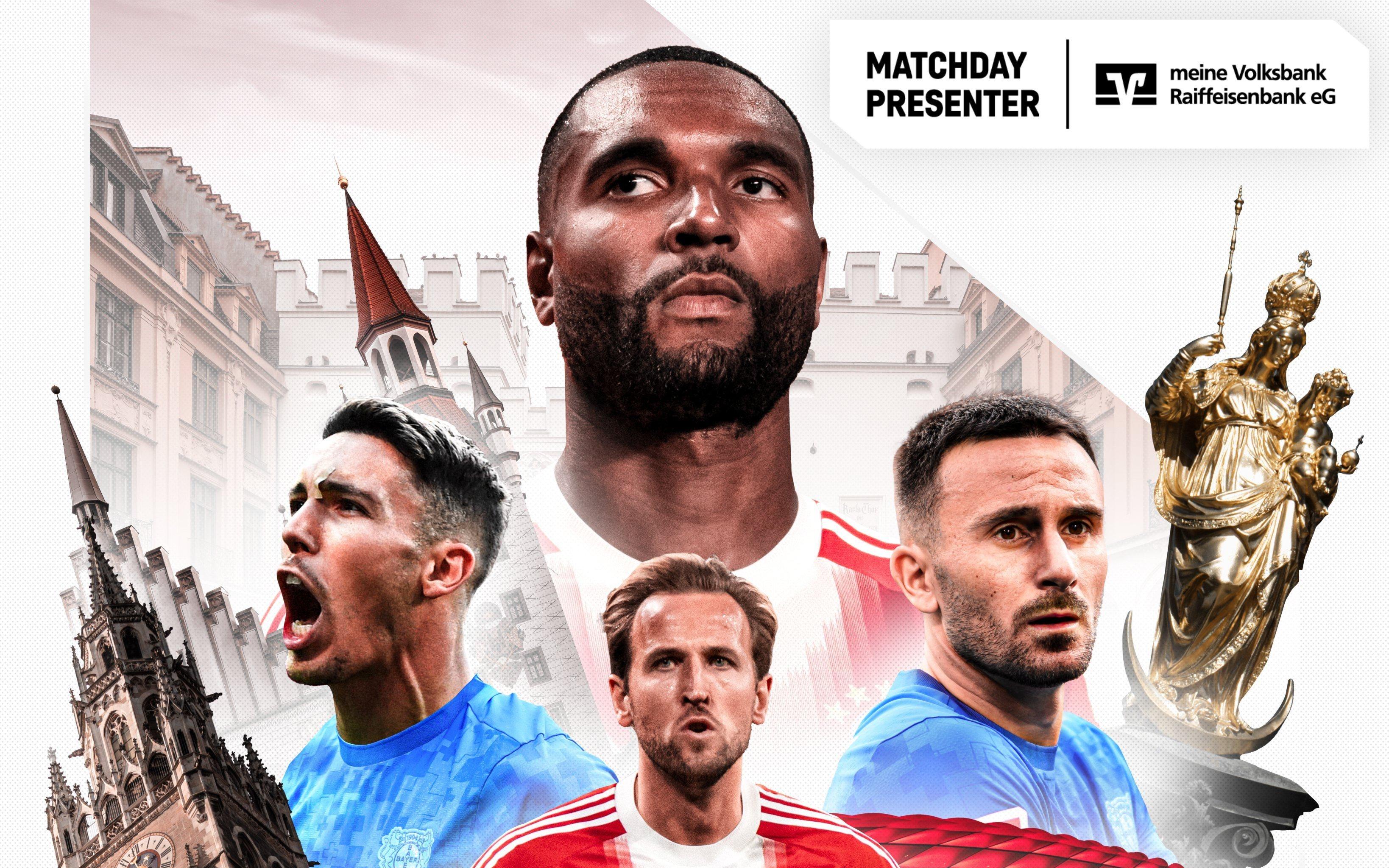 拜仁官方发布赛前海报:凯恩、奥利塞在列