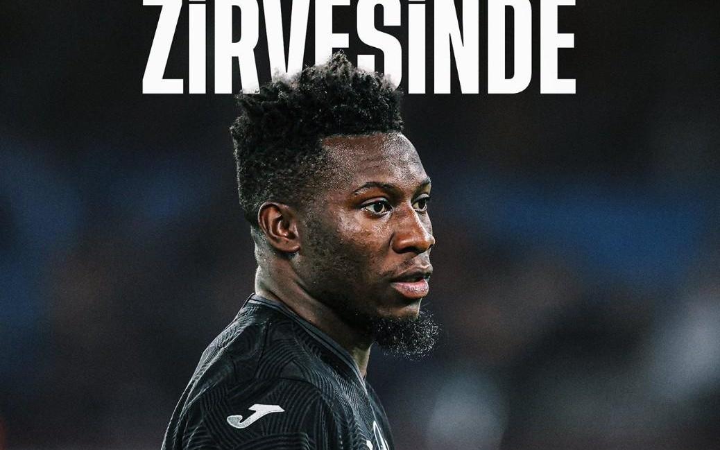 在土超表现出色,奥纳纳扑救成功率77.8%冠绝欧洲十大联赛