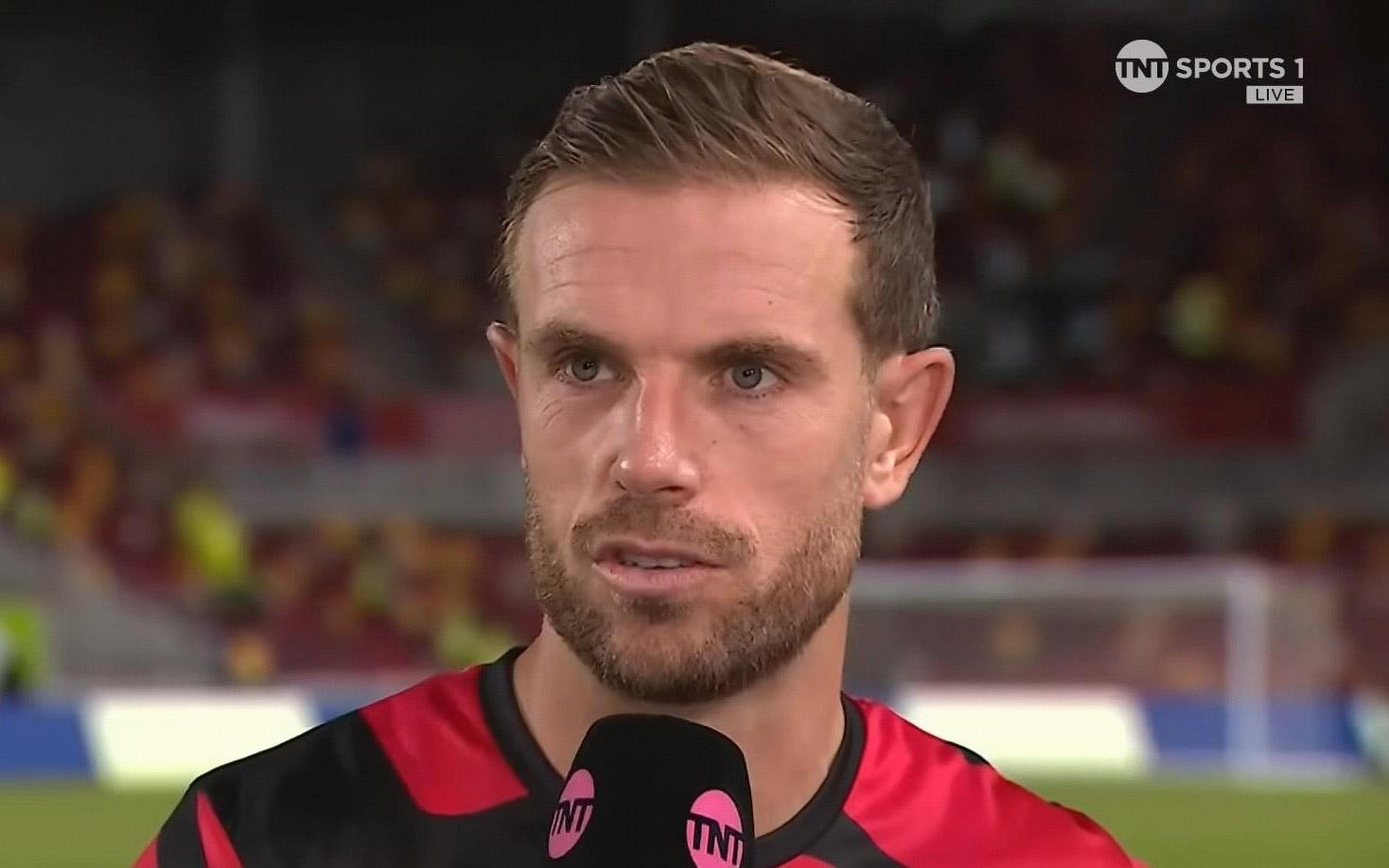 亨德森:我看不到利物浦有弱点,他们恢复状态只是时间问题