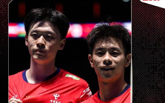 陈柏阳刘毅战胜中国台北组合，首登世锦赛领奖台