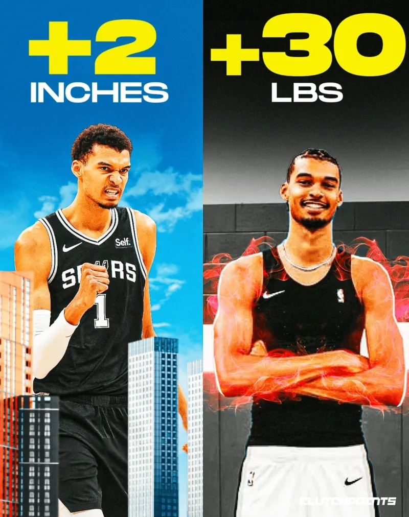 再进化！疯长5cm+增肌13kg，2米25巨兽还能跑轰，马刺捡到宝了