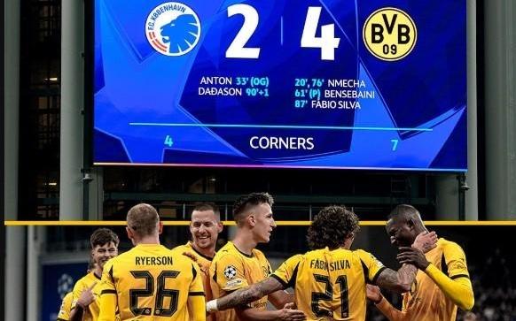 多特达成欧冠200场里程碑,参赛场次在德国球队中仅次于拜仁