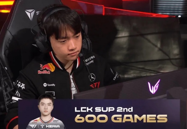 里程碑！Keria成为第二位达成LCK600