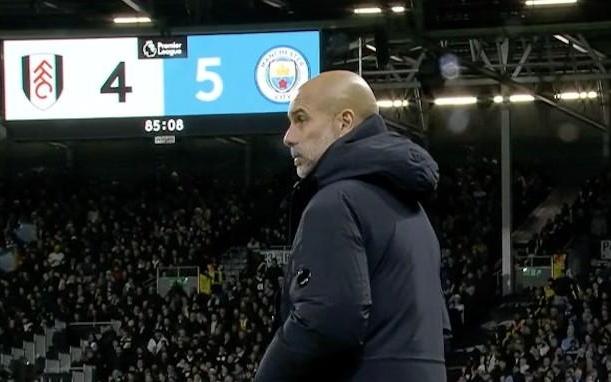 54险胜富勒姆,曼城首次在英超丢4+球的情况下取胜