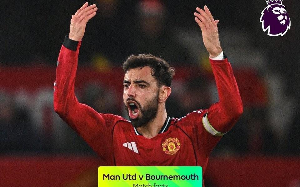 39次,曼联vs伯恩茅斯是本赛季英超射门次数最多的比赛