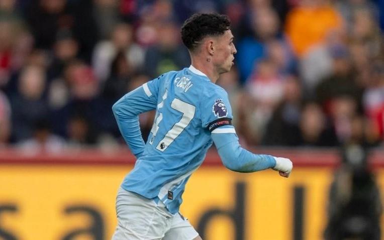 福登身价下降至8000万欧,德转:球员尚未找回状态