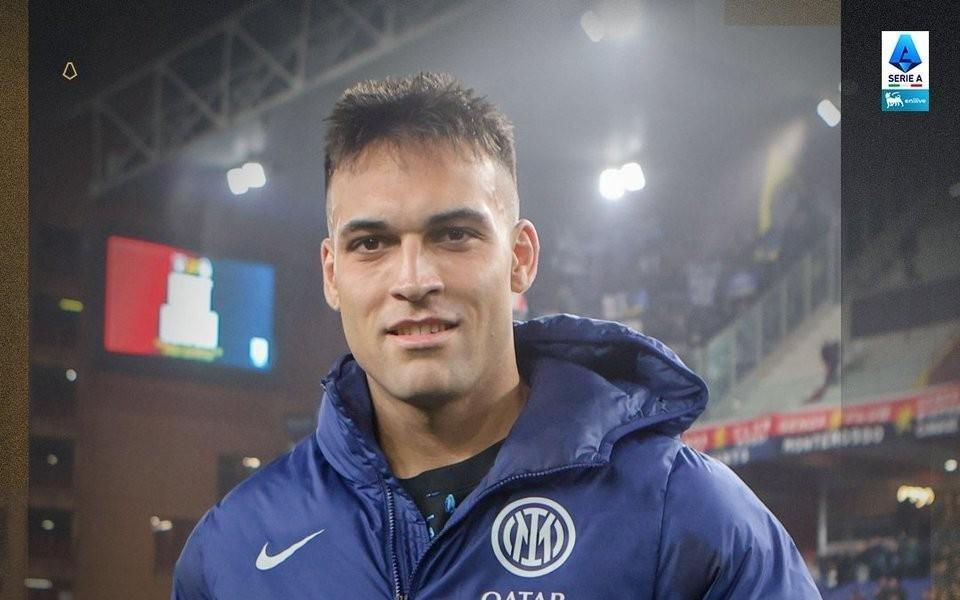 传射建功助国米登顶,劳塔罗当选意甲官方全场最佳球员