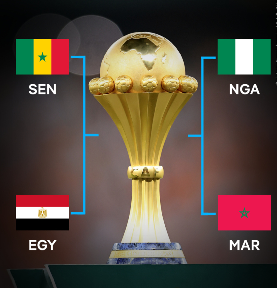 非洲杯4强出炉！半决赛对阵：2场强强对话，2大利物浦传奇再交手