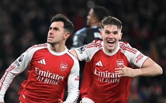 英超第19轮阿森纳41维拉阿森纳45分暂5分领跑