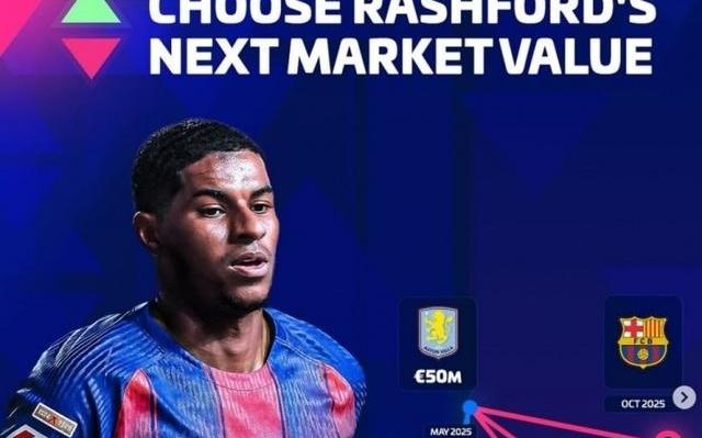 现身价5000万欧,德转预热拉什福德身价将下跌,最低3000万欧