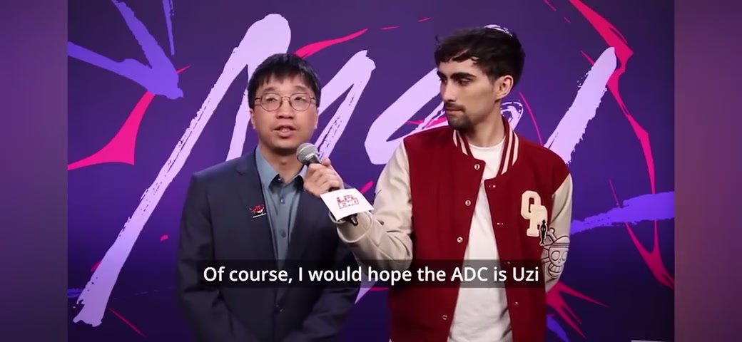 Tabe谈梦想阵容：Uzi辅助Mingknight或Shanks上单Bin打野牢赞