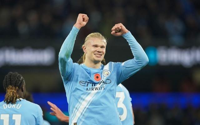 在对手乌龙之后，曼城近七个联赛进球