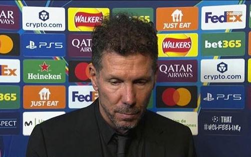 西蒙尼:大家努力了,跑也跑了,只是输给了一支更优秀的球队