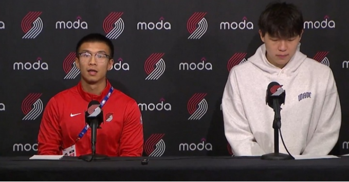 杨瀚森赛后采访:乐观回应此前8场被弃用全力以赴+每天学英语