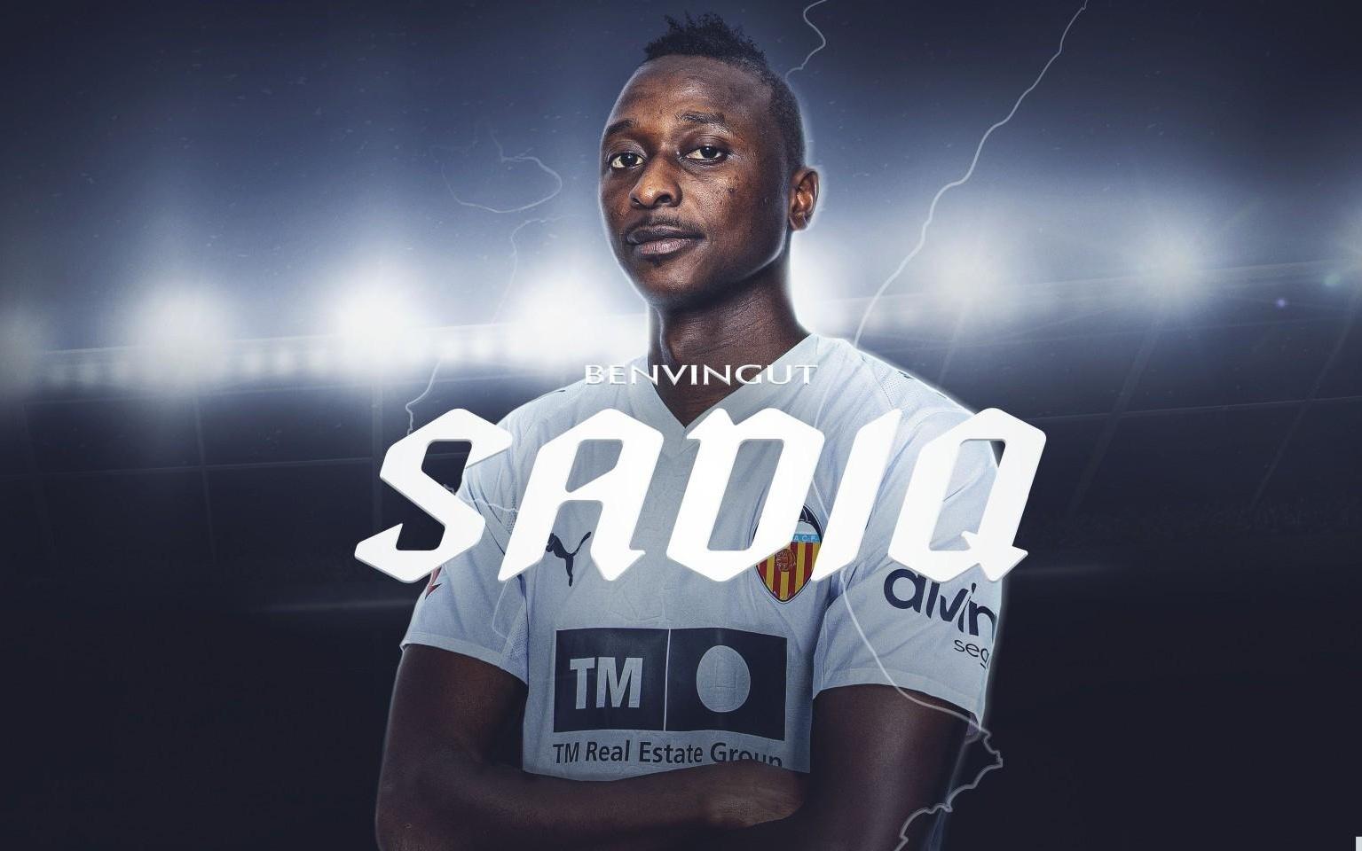 官方：瓦伦西亚签下皇社前锋萨迪克据悉费用为300万欧+浮动