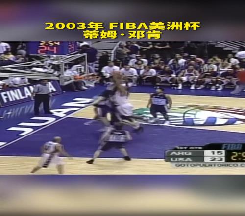 最好的大前！2003年FIFA美洲杯蒂姆邓肯