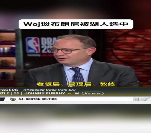 Woj谈湖人选中布朗尼：詹姆斯父子不是个例联盟中充满人情世故