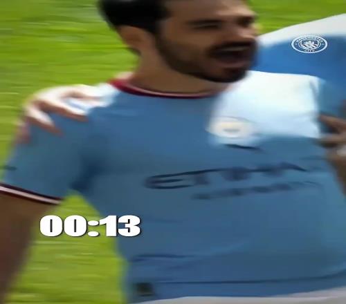 13秒！曼城：你还记得，这次神奇的开场杀吗