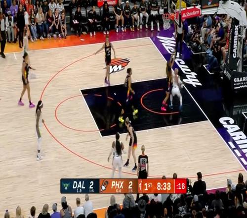 又美又能打！佩奇vs水星19中13空砍35+6+4集锦
