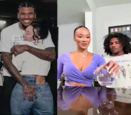 杰伦格林大23岁的女友用小魔术戏耍，两人太甜蜜了吧！