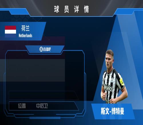 博特曼球员集锦：身材高大的中卫高空优势极为明显