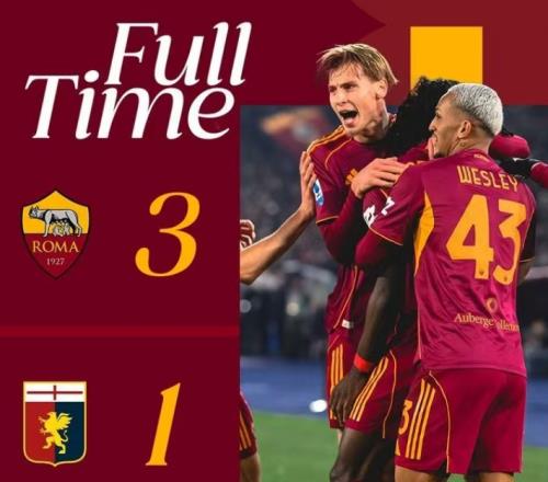 意甲第17轮结束了所有比赛，最新积分榜如下！