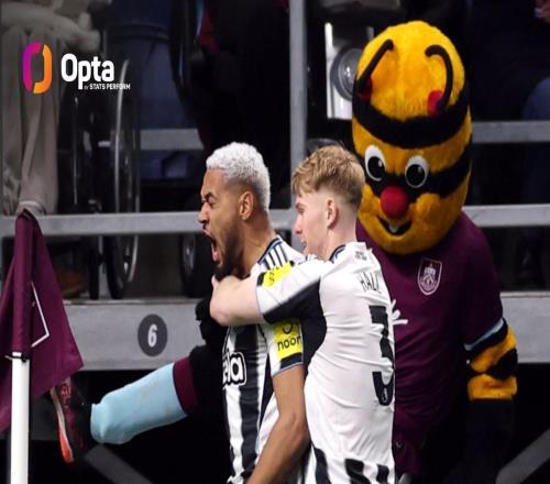 乔林顿开场65秒破门，为伯恩利队史英超最快丢球