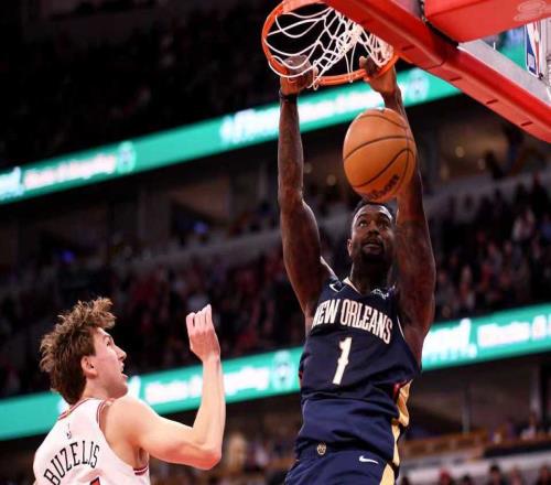 西部倒数第一！鹈鹕惨负公牛5连败锡安31+7赛季首次连场30+