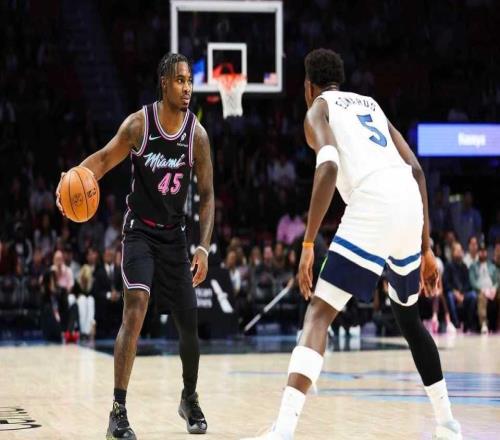 历史首人！华子33分25岁前达成1200三分森林狼终结热火4连胜