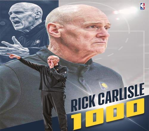 1000胜达成！卡莱尔成为历史第11位千胜教练