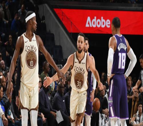 库里27+10+2帽+6记3分创NBA神迹，勇士完胜国王创纪录！威少13+7