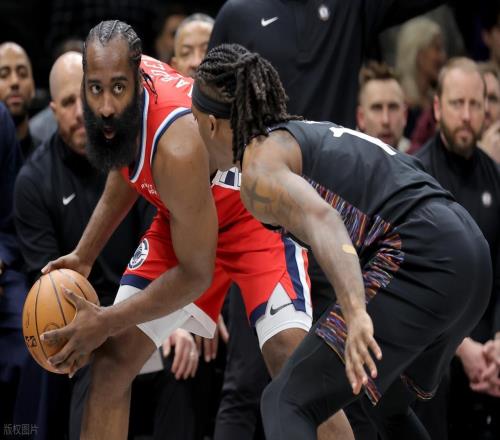 哈登31分梦回巅峰，小卡杀疯了，快船大胜篮网，一战认清7名球星