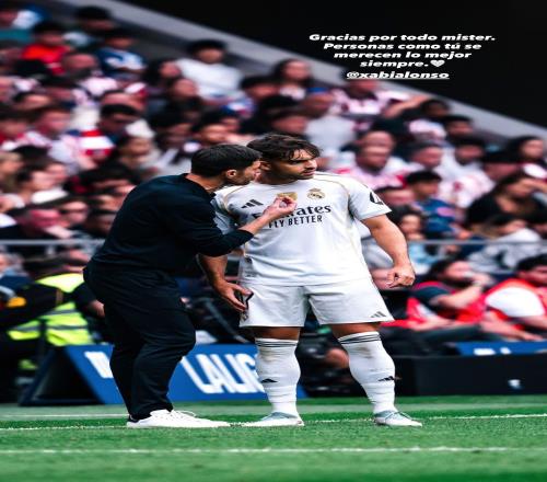 阿森西奥告别阿隆索：感谢你的一切，你永远值得拥有最好的